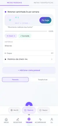 Miniatura da tela de Objetivos
